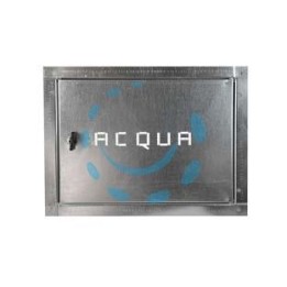 SPORTELLO CONTATORE ACQUA IN ACCIAIO ZINCATO - cm.39x29h.