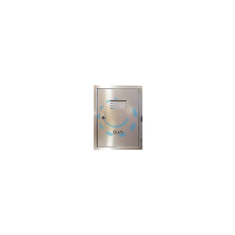 SPORTELLO CONTATORE GAS IN ACCIAIO ZINCATO - cm.40x55h.