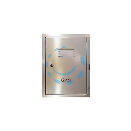 SPORTELLO CONTATORE GAS IN ACCIAIO ZINCATO - cm.45x70h.