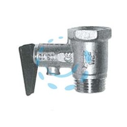 VALVOLA DI SICUREZZA PER SCALDABAGNO CON LEVA ART.367 - MF 1/2"