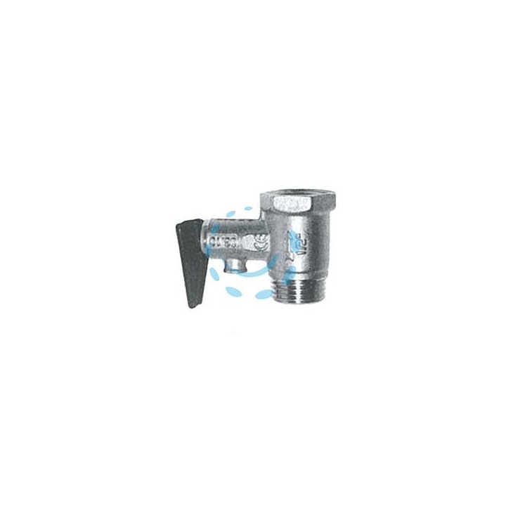 VALVOLA DI SICUREZZA PER SCALDABAGNO CON LEVA ART.367 - MF 1/2"