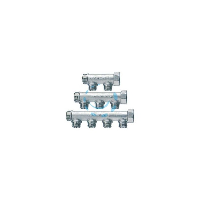 COLLETTORE DI DISTRIBUZIONE COMPONIBILE 3/4" 2 DERIVAZIONI M ART.455 - MF 3/4" - 4 derivazioni M 1/2"