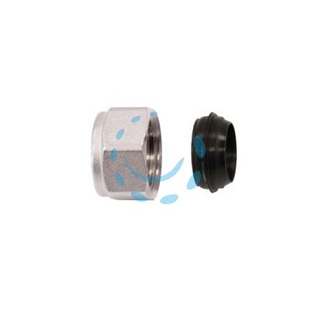 RACCORDO A COMPRESSIONE PER TUBO RAME ART.595 - 1/2"x12 - pressione massima d'esercizio 10 bar