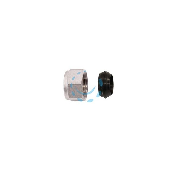 RACCORDO A COMPRESSIONE PER TUBO RAME ART.595 - 1/2"x12 - pressione massima d'esercizio 10 bar