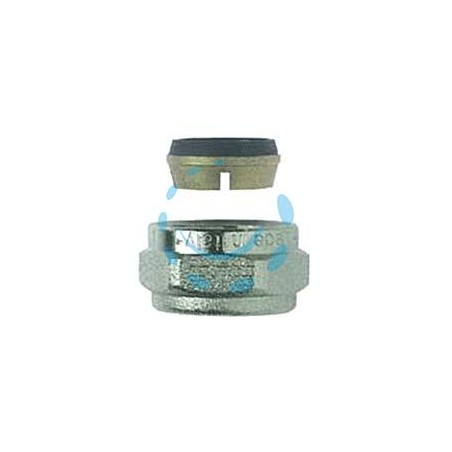 RACCORDO A COMPRESSIONE PER TUBO RAME ART.595 - F 1/2" x ø mm.16