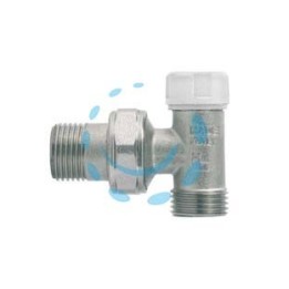 DETENTORE PER TERMOSIFONI AD ANGOLO MASCHIO ART.397 - M 3/8"
