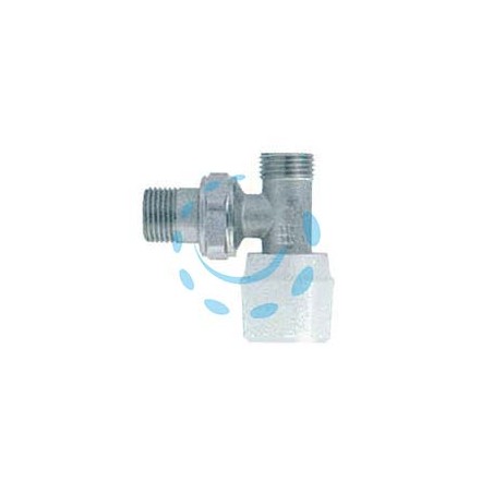 VALVOLA PER TERMOSIFONI AD ANGOLO MANUALE ART. 395 - M 3/8" 