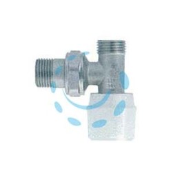 VALVOLA PER TERMOSIFONI AD ANGOLO MANUALE ART. 395 - M 1/2" 