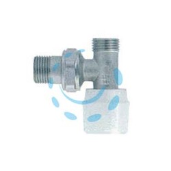 VALVOLA PER TERMOSIFONI AD ANGOLO MANUALE ART. 395 - M 1/2" 