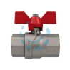 VALVOLA A SFERA F/F CON MANIGLIA A FARFALLA "EVOLUTION" - FF 3/8" - pressione esercizio 50 bar