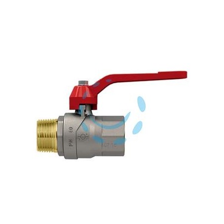 VALVOLA A SFERA M/F CON MANIGLIA A LEVA "EVOLUTION" - MF 1/2" - pressione esercizio 50 bar