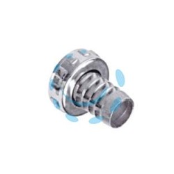 RACCORDO PORTAGOMMA IN OTTONE per rubinetto 1/2 - ghiera 3/4" in ottone cromato 