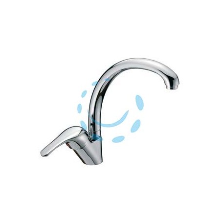 RUBINETTO MISCELATORE MONOCOMANDO LAVELLO CANNA ALTA SERIE START 