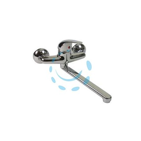 RUBINETTO MISCELATORE MONOCOMANDO LAVELLO A PARETE SERIE START 