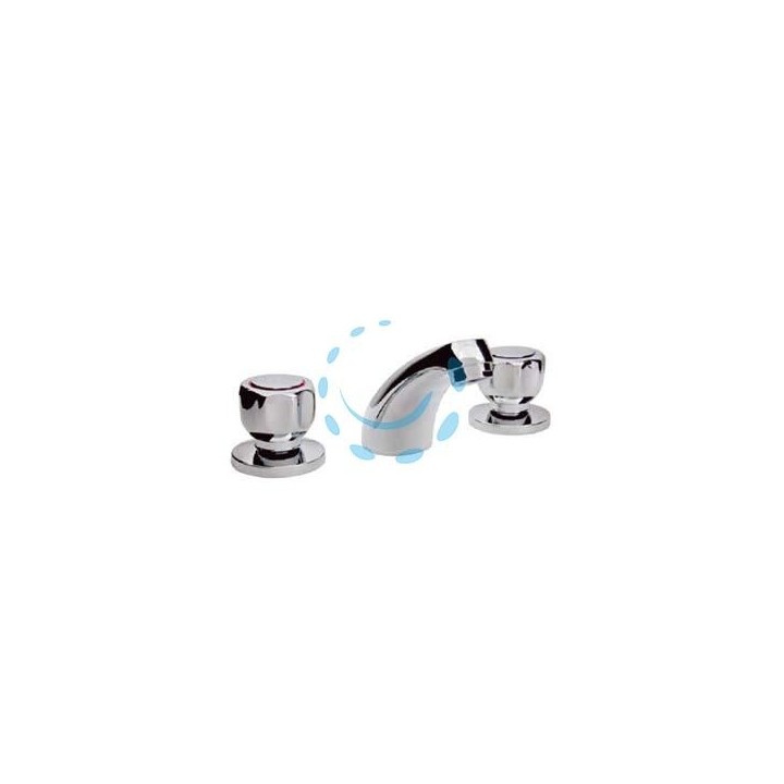 BATTERIA LAVABO SERIE SCUDETTO TESTA CIECA 