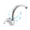 RUBINETTO MISCELATORE MONOCOMANDO PER LAVELLO SERIE ONDINE 