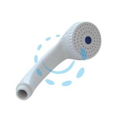 DOCCETTA GETTO FISSO IN PLASTICA BIANCA 