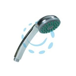 DOCCETTA GETTO FISSO IN PLASTICA "PLAY" CROMATA 