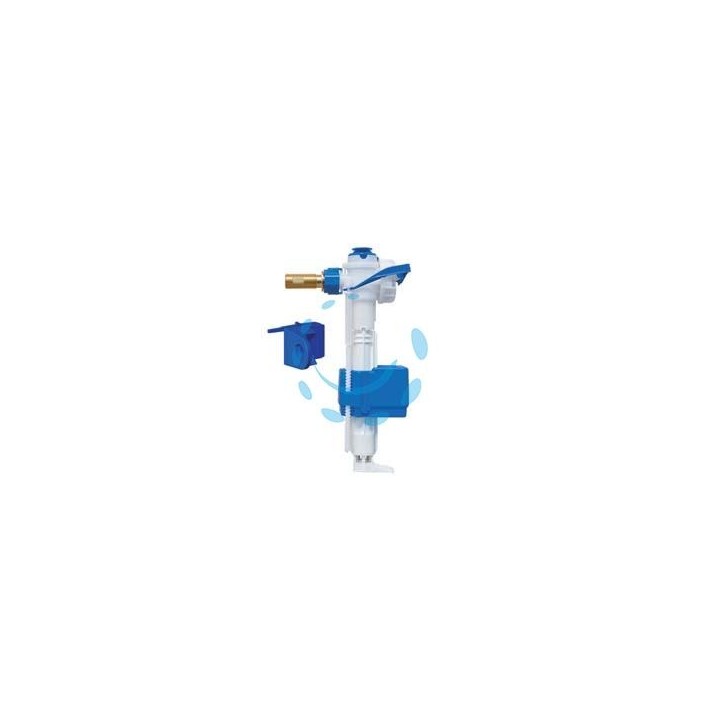 GALLEGGIANTE FLUIDMASTER 747 - attacco universale laterale codolo ottone 3/8 