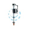 GALLEGGIANTE FLUIDMASTER 400 - attacco basso codolo ottone 3/8 