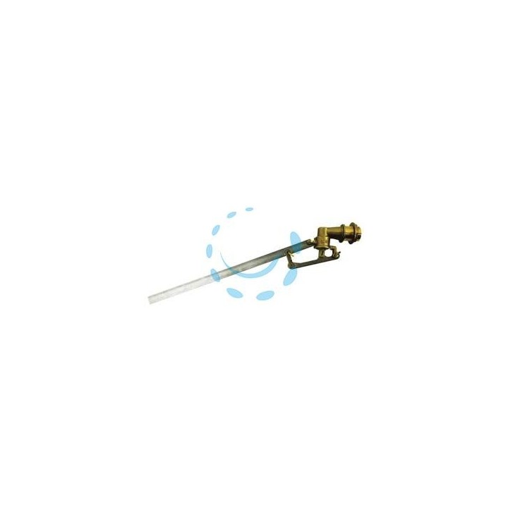 GALLEGGIANTE IN OTTONE 5 COPIGLIE CON ASTA PIATTA INOX ART.274A - M 3/4" - 5 copiglie