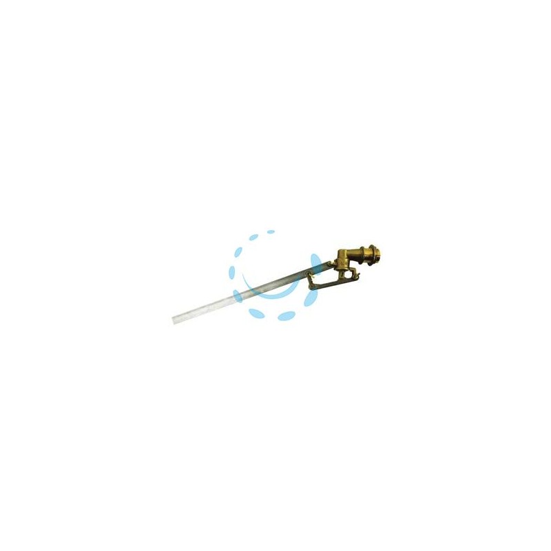 GALLEGGIANTE IN OTTONE 5 COPIGLIE CON ASTA PIATTA INOX ART.274A - M 1-1/4" - 4 copiglie