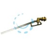 GALLEGGIANTE IN OTTONE 5 COPIGLIE CON ASTA PIATTA INOX ART.274A - M 1-1/4" - 4 copiglie