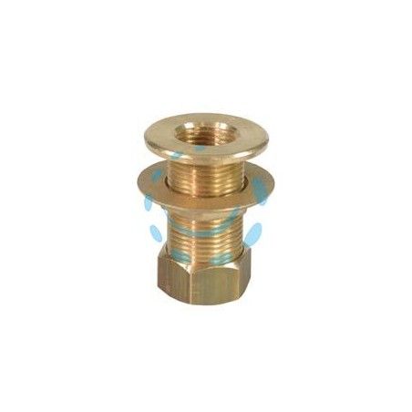 PILETTA PER CASSONE DRITTO CON TAPPO - M 1"