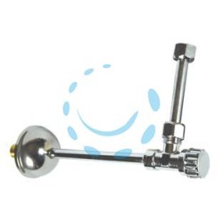 RUBINETTO PER CASSETTA WC CON DOPPIA CANNETTA - 3/8"x3/8"