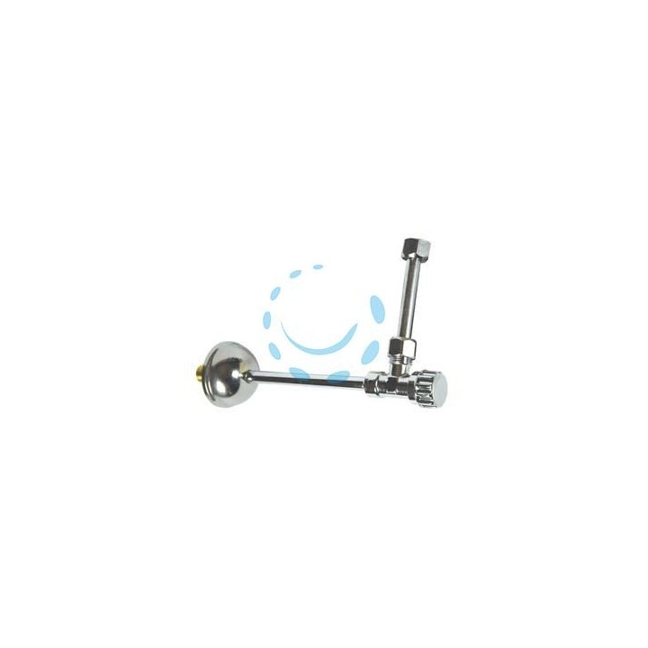 RUBINETTO PER CASSETTA WC CON DOPPIA CANNETTA - 3/8"x1/2"