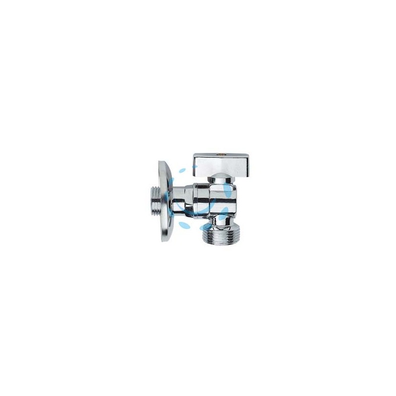 RUBINETTO A SFERA PER LAVATRICE - attacco M 1/2" x 3/4" 