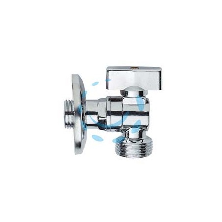 RUBINETTO A SFERA PER LAVATRICE - attacco M 1/2" x 3/4" 