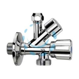 RUBINETTO COMBINATO LAVATRICE - 1/2x3/4 ø mm.10