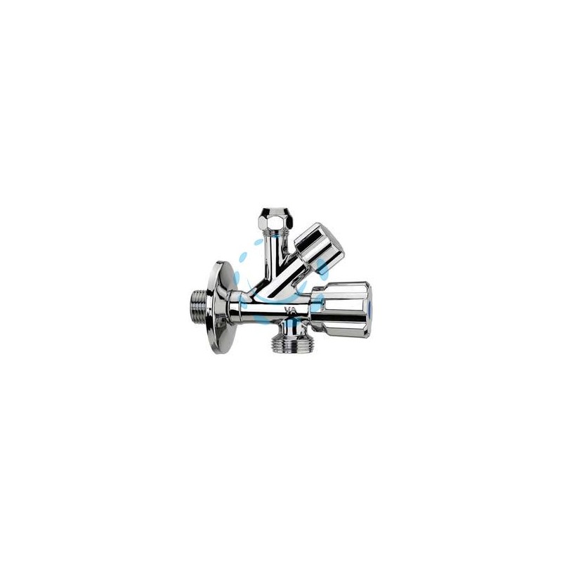 RUBINETTO COMBINATO LAVATRICE - 1/2x3/4 ø mm.10