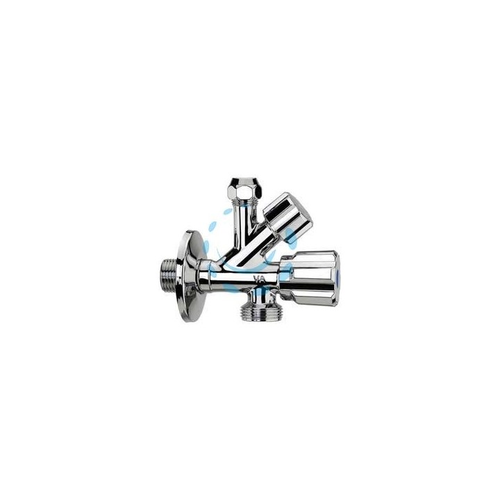 RUBINETTO COMBINATO LAVATRICE - 1/2x3/4 ø mm.10