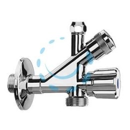 RUBINETTO COMBINATO LAVATRICE CON FILTRO - 1/2x3/4 ø mm.10