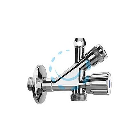 RUBINETTO COMBINATO LAVATRICE CON FILTRO - 1/2x3/4 ø mm.10