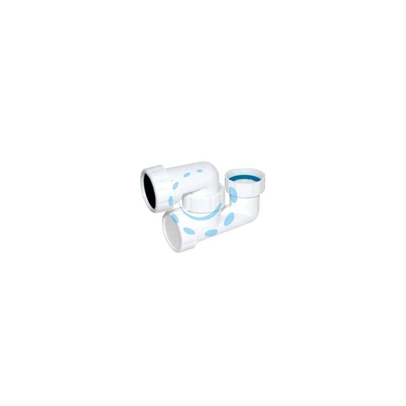 SIFONE RIBASSATO PER VASCA 1"1/2 - 1"1/2