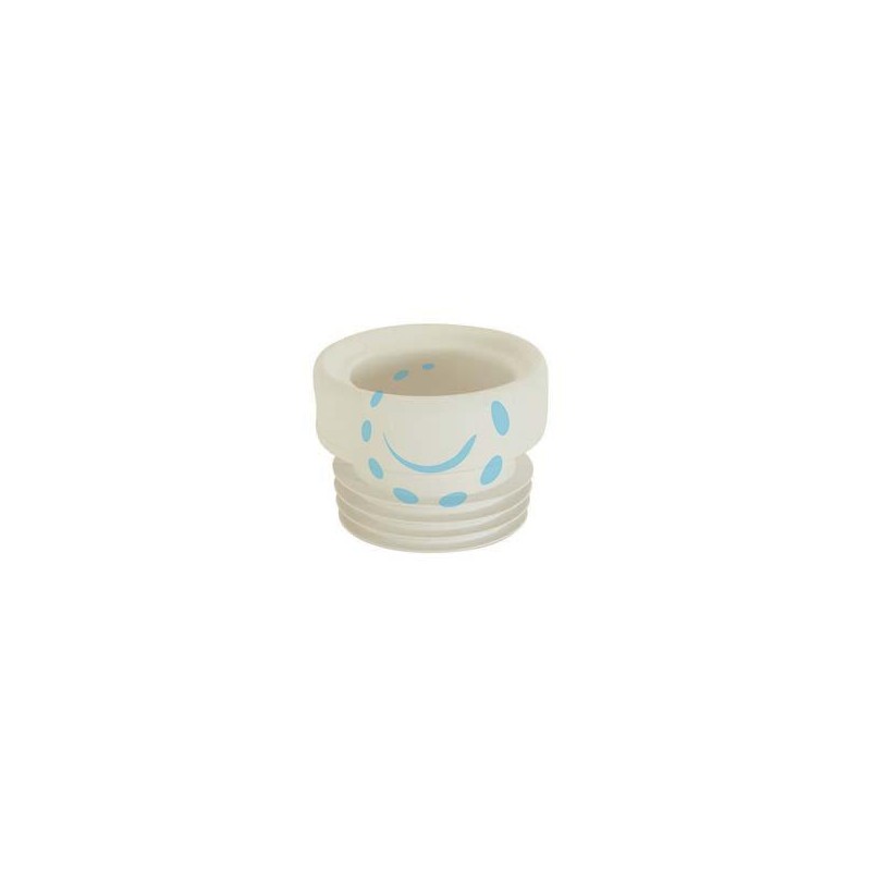 PROLUNGA WC DRITTA IN PVC MORBIDO - ø interno mm.90-100, lungh. tot. mm.100