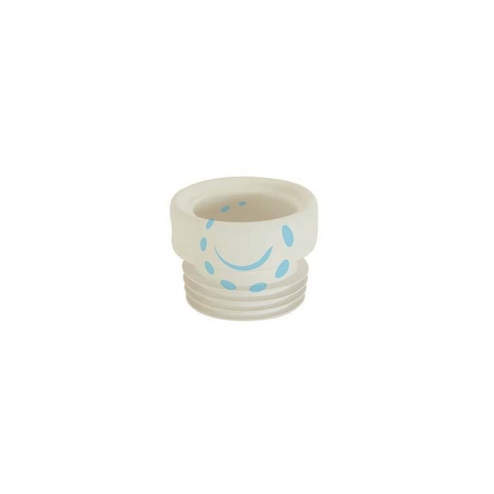 PROLUNGA WC DRITTA IN PVC MORBIDO - ø interno mm.90-100, lungh. tot. mm.100