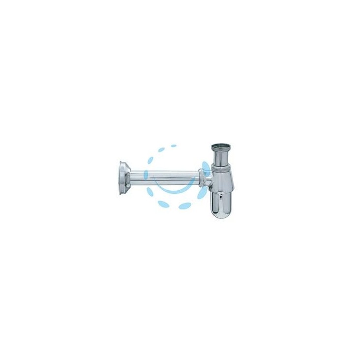 SIFONE A BOTTIGLIA IN OTTONE CROMATO - 1" con canotto ø mm.26x200