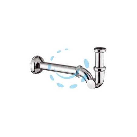 SIFONE A "S" TAPPO LATERALE - 1" canotto ø mm.26x200