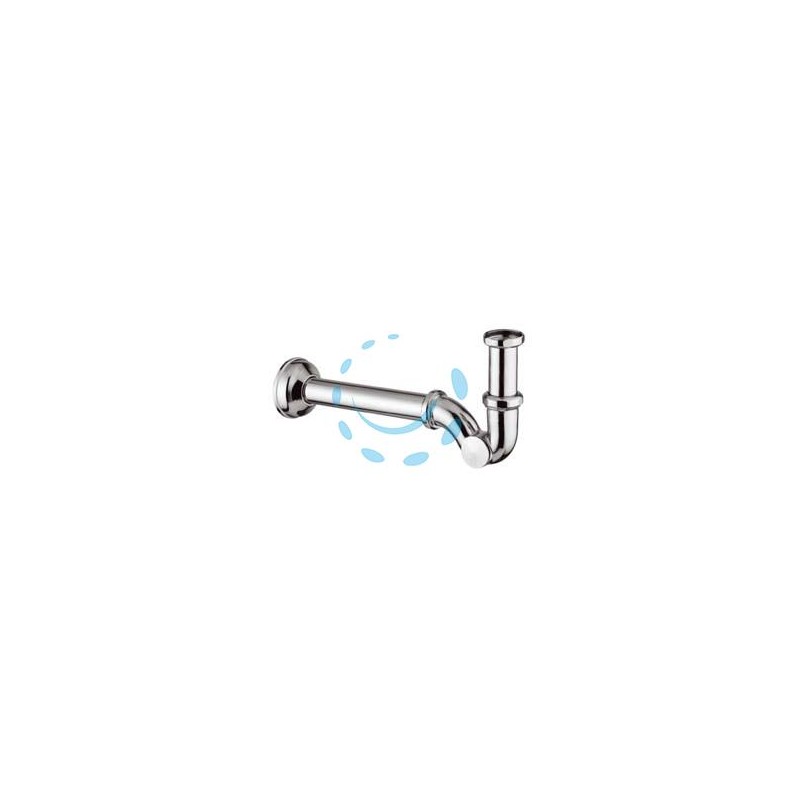 SIFONE A "S" TAPPO LATERALE - 1"1/4 canotto ø mm.32x200