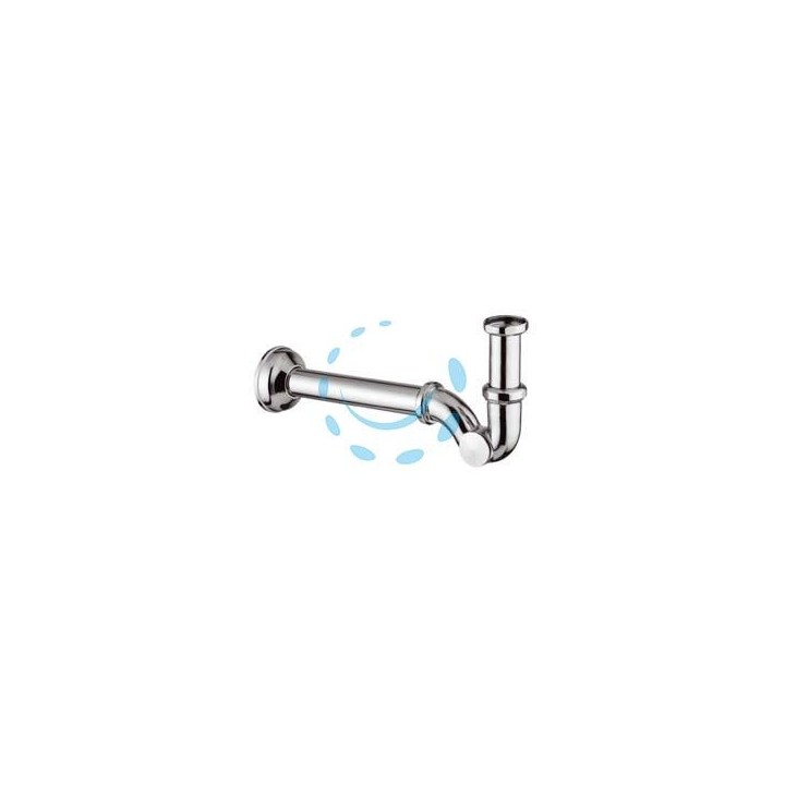 SIFONE A "S" TAPPO LATERALE - 1"1/4 canotto ø mm.32x200