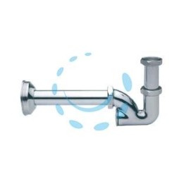 SIFONE A COLONNA TAPPO POSTERIORE - 1"1/4 canotto ø mm.32x200