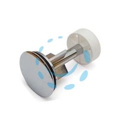 TAPPO SALTARELLO IN ABS CROMATO PER BIDET Ø MM.36,5 - 1" ø mm.36,5