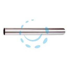 CANOTTO LISCIO IN OTTONE CROMATO - ø mm.30 lunghezza cm.25