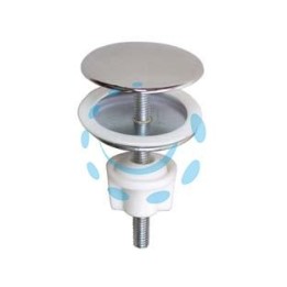 COPRIFORO PER LAVABO E BIDET - cromato