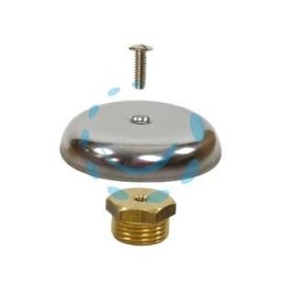 TAPPO CON ROSONE E VITE - M 1/2"
