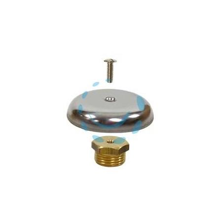 TAPPO CON ROSONE E VITE - M 1/2"